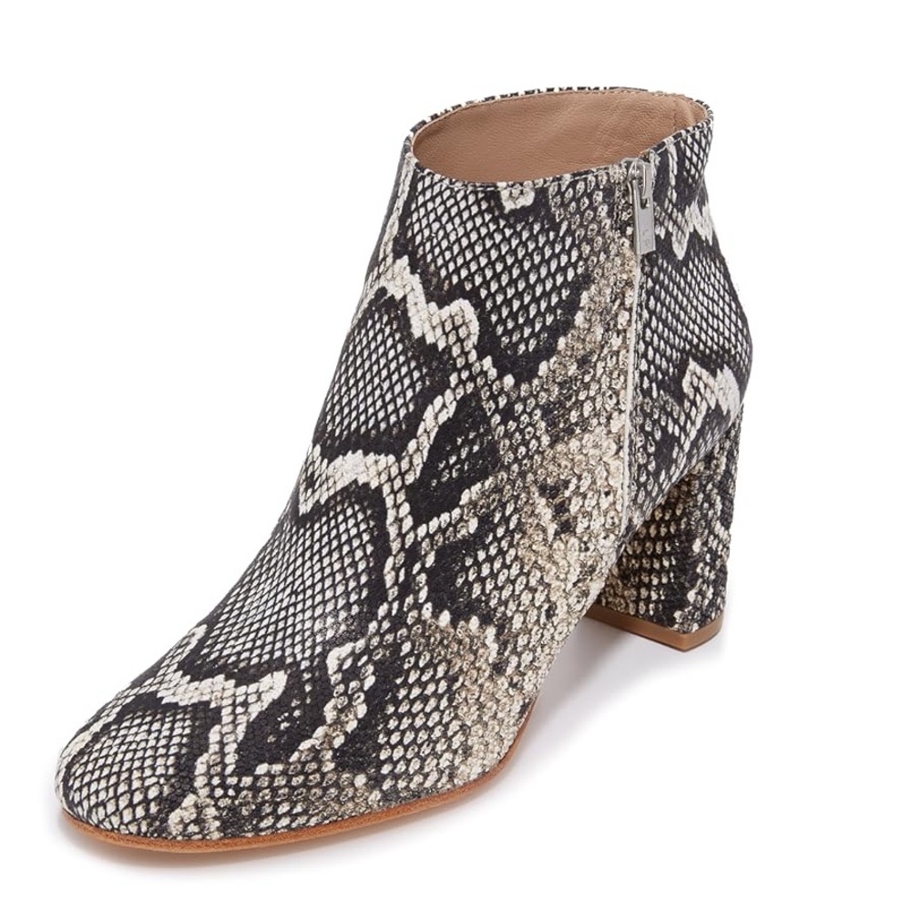 Loeffler Randall Greer Python Booties In Size 5.5 - image 2